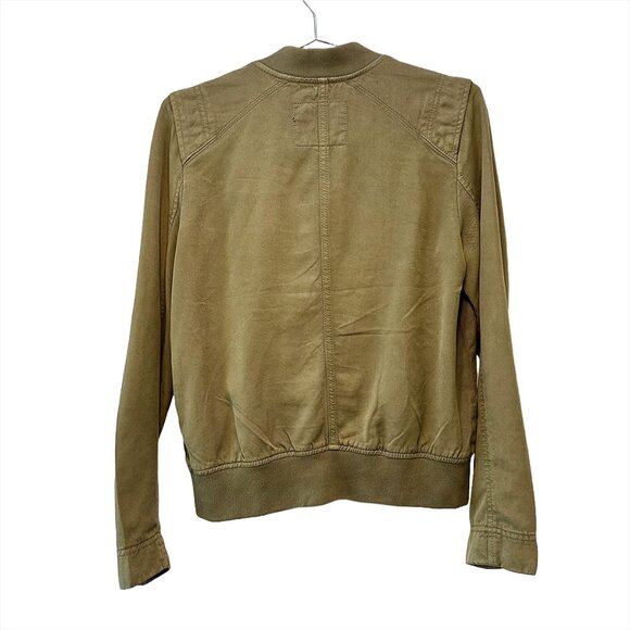 AMERICAN EAGLE Moto jacket - Women's Small - olive green - looks new! - Picture 7 of 11